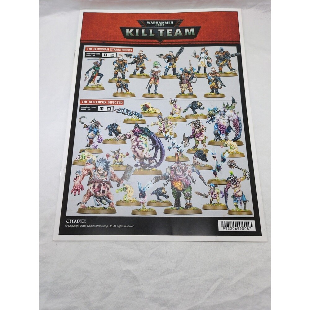 Warhammer 40K Kill Team Rogue Trader Assembly Instruction Booklet